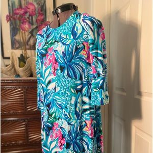 COPY - Lilly Pulitzer Flared 3/4 Sleeve Sophiletta Dress. Size XS